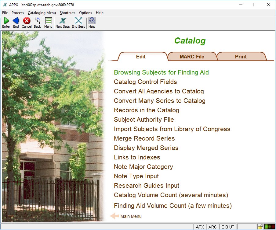 Browsing Subjects Link