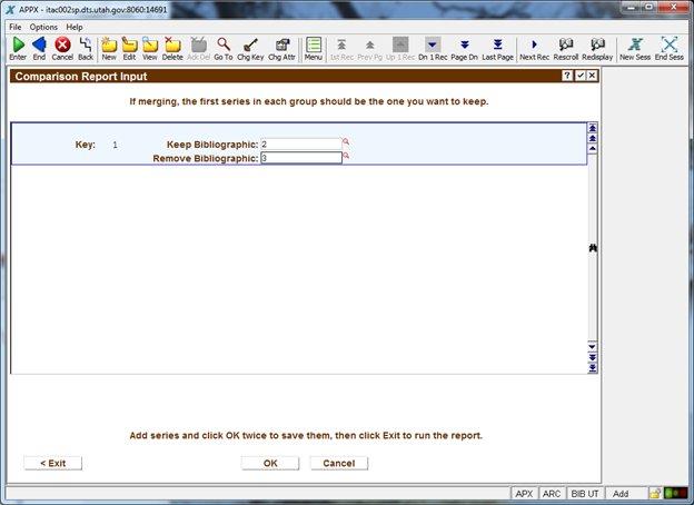 Compare Series Query